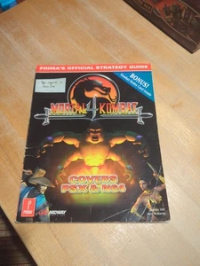 Mortal Kombat 4 : Official Game Guide Prima  playstation N64 - Picture 1 of 5