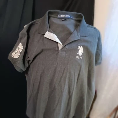 US Polo Assn Polo Shirt Men Slim Fit Large - Imagem 1 de 4