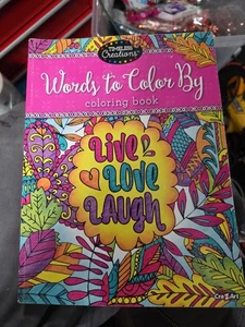 1 Timeless Creations Words To Color By Live, Love And Laugh 12'' X 12'' - Imagen 1 de 3