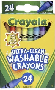 Crayola Ultra Clean waschbare Buntstifte - 24 Stück, Bx25 - Bild 1 von 2