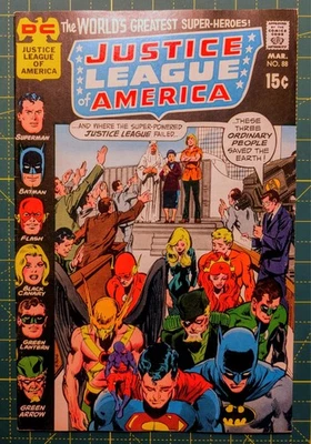 Justice League of America #88 1971 Neal Adams Cover Dick Dillin Art 7.5ish - Image 1 of 4