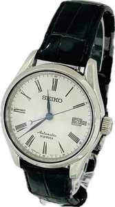 Seiko Presage Mechanical 6R15-02P0 SARX019 Black Mens Watch Excellent A4022 - Picture 1 of 14