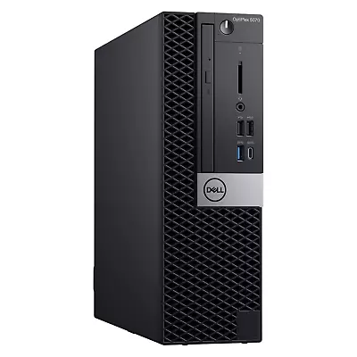 Dell Optiplex 5070 SFF Desktop Intel i7-8700 64GB RAM 1TB SSD WiFi Windows 11 PC - Image 1 of 4