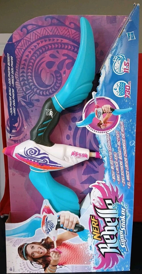 Joblot Bundle X5 NERF Rebelle Dolphina Bow Soaker - 24 Hour DISPATCH