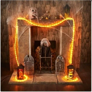 Halloween 5m Rope Light Haunted House Party indoor/outdoor Decoration Lights Up - Picture 1 of 5