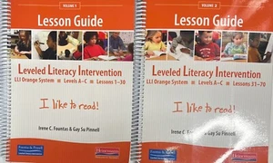 Fountas & Pinnell Orange System Leveled Literacy Intervention Lesson Guide Set - Imagen 1 de 1