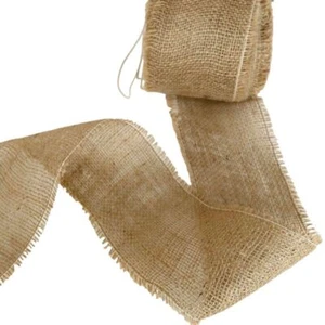 30m Juteband für Tischdeko Feier Sack-Leinen Jute Stoff Meterware Hochzeitsdeko - Bild 1 von 3