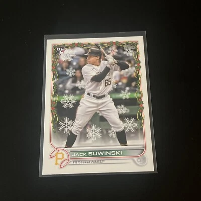 Jack Suwinski 2022 Topps Holiday  Rookie #HW103 RC Pittsburgh Pirates - Image 1 of 2