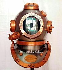 18"Diving Helmet Anchor Engineering Navy Deep Sea Helmet Antique Replica Gift