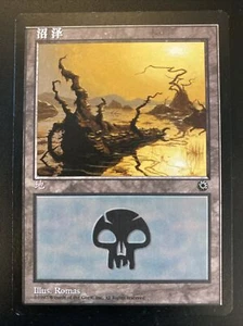 Swamp Basic Land MTG Magic Portal Set Simplified Chinese NM- / EX+ / LP+ - Picture 1 of 2