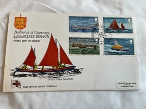 Vogtei Guernsey 1. Tag Ausgabe Briefmarke - Bild 1 von 1