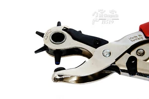 Pinza revolver 6 fustelle per forare con poco sforzo impugnatura confort - Foto 1 di 6