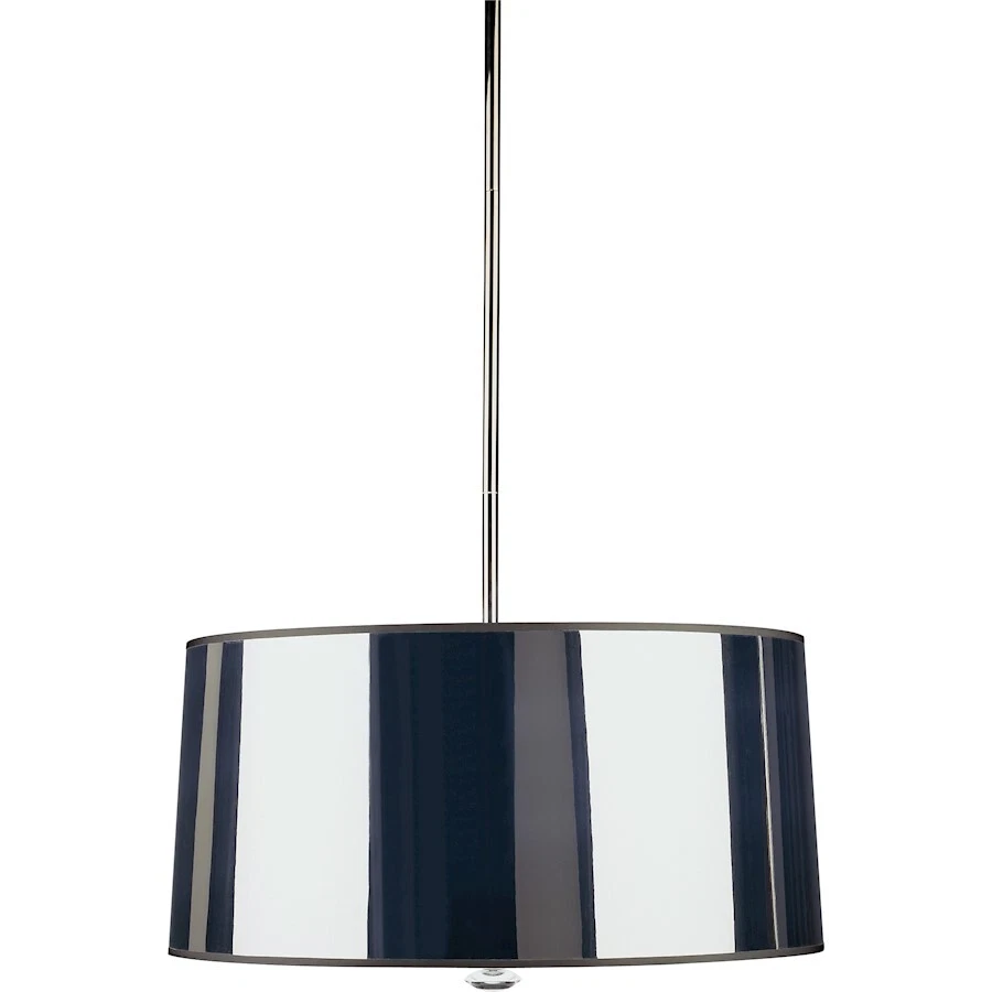Robert Abbey Penelope 3 Light Pendant, Polished Nickel, Silver Mylar - S808 - Image 1 of 1