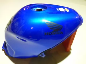 GENUINE HONDA CBR1100XX BLACKBIRD 1999-2006 FUEL PETROL GAS TANK - BLUE - Picture 1 of 21