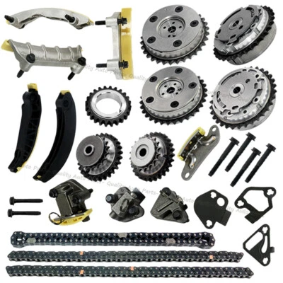 Kit de cadena de distribución de piñón de árbol de levas para Alfa Romeo 159 Brera Spider JTS 939A0 3.2 Foto 1 de 4