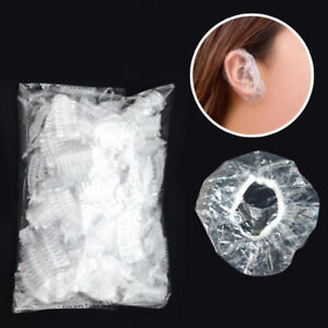 100pcs Disposable Salon Ear Cover Protection Hair Dye Styling Tool Accessorie;gw