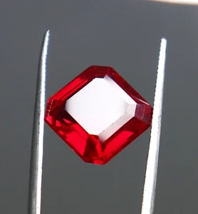 8 CTRadiant Cut Certified Loose Gemstone BURMA Blood Red Ruby Pigeon  Best Offer - Picture 1 of 6