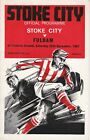 Stoke City v Fulham 25 November 1967 Division 1 Football Programme