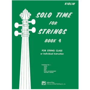 Solo Time for Strings, Book 4 Violin - Picture 1 of 1