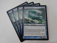 MTG 4x Living Tsunami Zendikar NM
