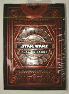 Theory 11 Carte da Gioco Premium Star Wars Dark Side (ROSSO) Made in USA NUOVE - Foto 1 di 2