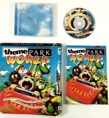 PC Game French Version Big Box Theme Park World And Tracking - Image 1 of 4