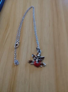 Kinder Halskette Totenkopf mit Cowboyhut Modeschmuck - Bild 1 von 3