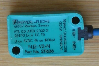 PEPPERL + FUCHS NJ2-V3-N INDUCTIVE SENSOR Unused, unboxed - Image 1 of 4