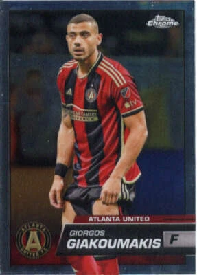 2023 Topps Chrome MLS #28 Giorgos Giakoumakis Atlanta United - Image 1 of 2