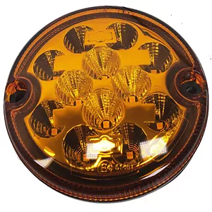 Dasteri DSL-210DIR LED Rear Direction Indicator Lamp 12-33V Round Amber 12 LED - Bild 1 von 5