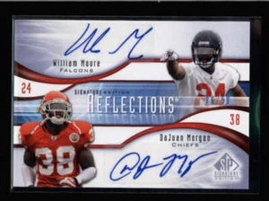 MOORE / MORGAN 2009 UPPER DECK SP SIGNATURE REFLECTIONS DUAL AUTO #36/50 AX8071 - Picture 1 of 1