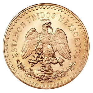 Mexican Gold Peso - 50 Peso - Picture 1 of 2