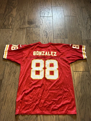 Vintage Puma NFL Kansas City Chiefs Tony Gonzalez #88 Jersey Mens size Small Cover