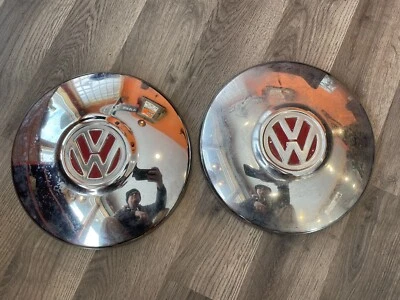 1966 - 1974 年大众大众 10 英寸狗盘车轮盖套装 (1831 - 75) — 第 1/4 张图片