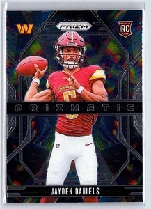 Jayden Daniels 2024 Panini Prizm Football Prizmatic Insert RC Commanders (194) - Picture 1 of 2
