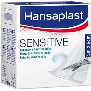 BEIERSDORF AG EUCERIN HANSAPLAST Sensitive Pflaster 6 cmx5 m Rolle, 1 St
