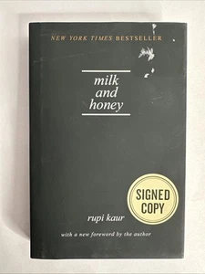 milk and honey (Signed by Rupi Kaur) - hardcover 2016 Kaur, Rupi Poetry - Picture 1 of 4