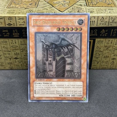 Yugioh Sky Scourge Invicil FOTB-EN023 Ultimate Rare 1st Edition NM - Image 1 of 2