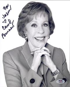 CAROL BURNETT HANDSIGNIERT 8x10 FOTO COMEDY LEGEND TO JASON PSA - Bild 1 von 1