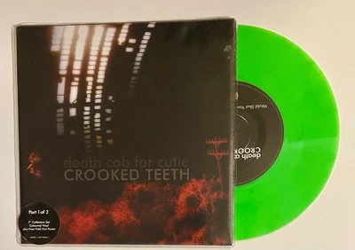 Death Cab Cutie - Crooked Teeth 7"  Green Vinyl In Poster Sleeve - Image 1 of 3