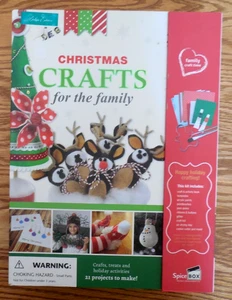 NEW SpiceBox "Christmas Crafts For The Family" Book & 21 Projects Kit - Imagen 1 de 7