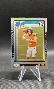 Bo Nix 2024 Donruss Optic - Rated Rookie Holo Prizm #209 Rookie Card Broncos - Picture 1 of 2
