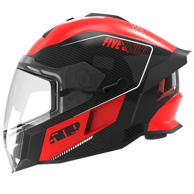 509 Delta V Carbon Ignite Snowmobile Helmet Heated Visor Vented Racing Red - Изображение 1 из 3