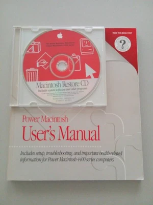 Power Macintosh 4400 User's Manual + Restore CD, English - Bild 1 von 4