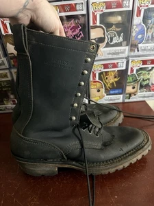 Stivali bianchi smokejumper logger uomo taglia 10,5 D  - Foto 1 di 15