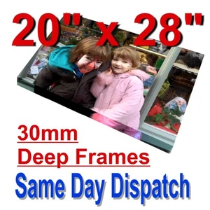 YOUR PERSONAL PHOTO PICTURE on to a  Box Canvas 20" x 28" - Picture 1 of 1