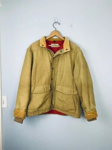 Chaqueta vintage LL Bean para hombre mediana (estimada), chaqueta tostada con cuello de pana - Imagen 1 de 12