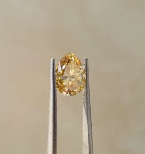 1.00 to 5.00 Ct Fancy Brown Pear Cut Loose Moissanite VVS1 For Engagement Ring - Picture 1 of 5