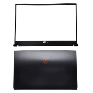 Nowość do MSI GF75 MS-17F1 MS-17F5 Górna tylna pokrywa LCD + przednia ramka 3077F1A211 czarna - Zdjęcie 1 z 10