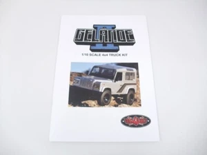 RC4WD Gelande II D90 Land Rover 1/10 Scale Kit Instruction Manual - Picture 1 of 3